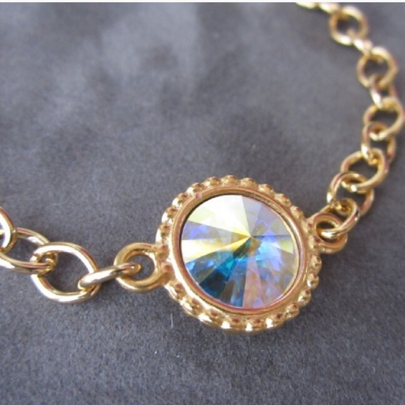 Opal Swarovski Crystal October Bracelet - Picture 2 of 2